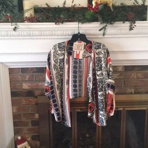 Chelsea and Violet hi-lo light weight jacket